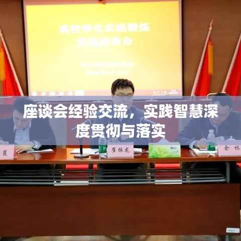 座谈会经验交流,实践智慧深度贯彻与落实